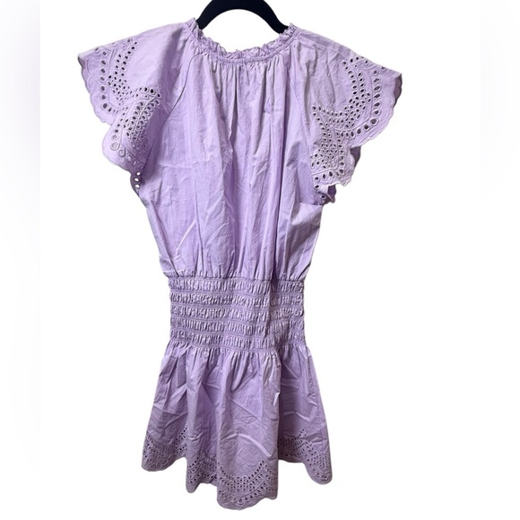 Rails smocked Harper mini dress purple size small in excellent condition - Picture 8 of 8